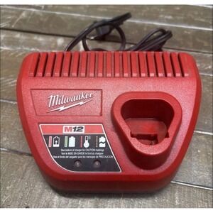 NEW Milwaukee M12 OEM Battery Charger Genuine 48-59-2401 Lithium-Ion 12 Volt 12V